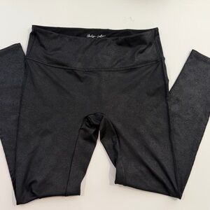 Chelsea DeBoer By Lily & Lottie Black Faux Leather Leggings Womens XL